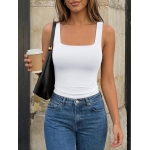 Trendy Queen Womens Double Lined Tank Tops Crop Summer Fashion Clothing 2026 - Image 4