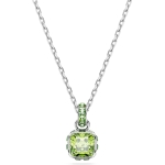 Swarovski Birthstone Stud Earring Collection, Square-Cut Stone and Crystals, Rhodium Finish - Image 3