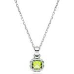 Swarovski Birthstone Stud Earring Collection, Square-Cut Stone and Crystals, Rhodium Finish - Image 5