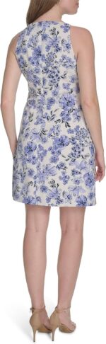 Tommy Hilfiger Women's Sleeveless Square High Neck Shift Mini Dress - Image 2