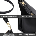 KKXIU Shoulder Bag for Women Cute Hobo Purses and Handbags Retro Clutch Underarm Purse | Cute, Retro, Cute, Retro - Image 2