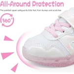 Floranate Light Up Toddler Boys Girls Shoes LED Flashing Lightweight Tennis Walking Sneakers for Toddler and Little Kid - Image 2