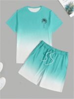 Ultimate Summer Vibes: Men’s 2-Piece Tropical Short Set ☀️🏖️ - Image 4